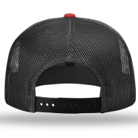Richardson Acrylic-Wool Blend Flat Bill Trucker Cap Perspective View