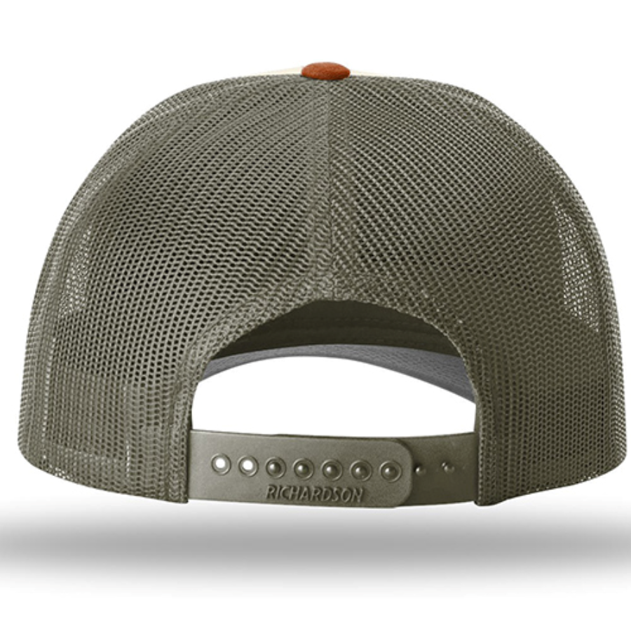 Richardson Low Pro Trucker Cap Close Up Detail