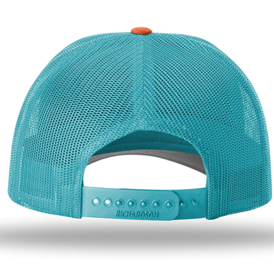 Richardson Low Pro Trucker Cap Close Up Detail
