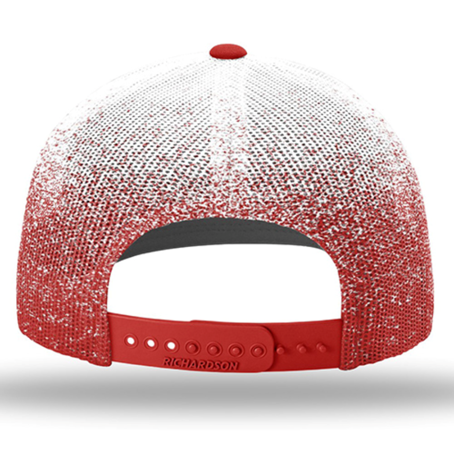 Richardson Printed Mesh Trucker Cap Additional Angle