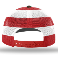 Richardson Printed Mesh Trucker Cap Additional Angle