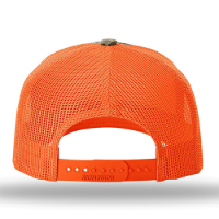 Richardson Five-Panel Printed Trucker Cap Close Up Detail