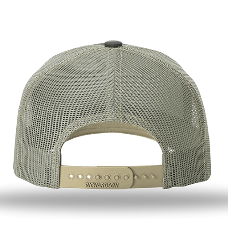 Richardson Five-Panel Printed Trucker Cap Additional Angle