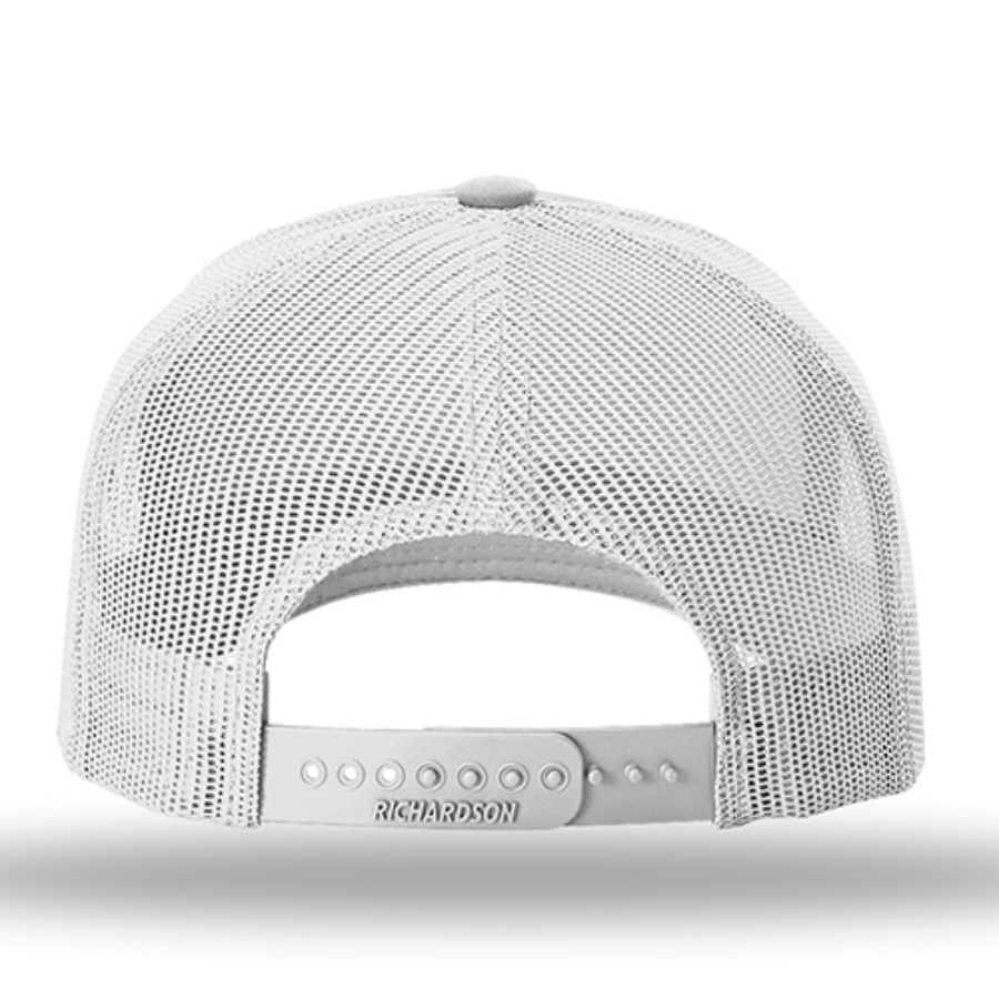 Richardson Five-Panel Printed Trucker Cap Close Up Detail