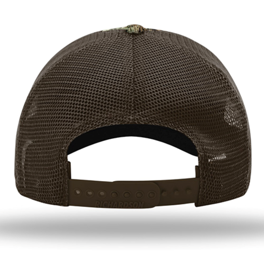 Richardson Garment Washed Printed Trucker Cap Alternate View