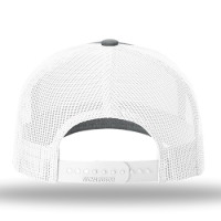 Richardson Five Panel Trucker with Rope Cap Close Up Detail