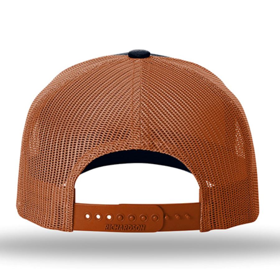 Richardson Five Panel Trucker with Rope Cap Additional Angle