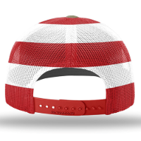 Richardson Multicam Trucker Cap Feature Close-up