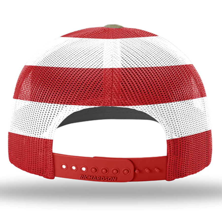 Richardson Multicam Trucker Cap Feature Close-up