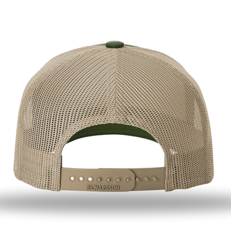 Richardson Five-Panel Trucker Cap Close Up Detail