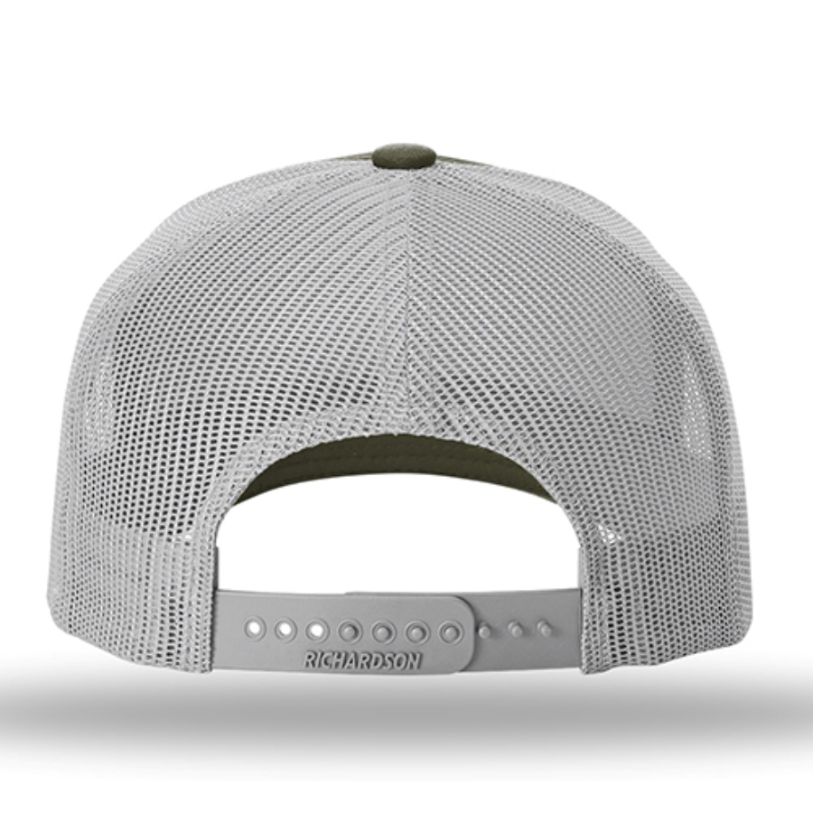Richardson Five-Panel Trucker Cap Close Up Detail
