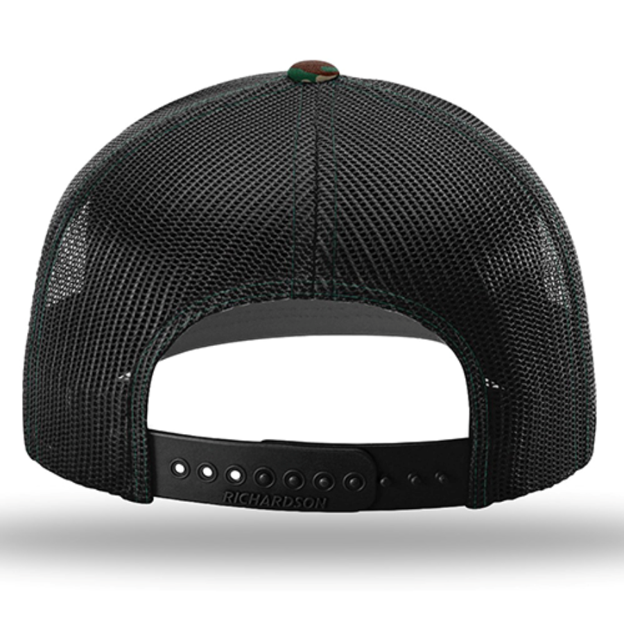 Richardson Printed Trucker Cap Feature Close-up