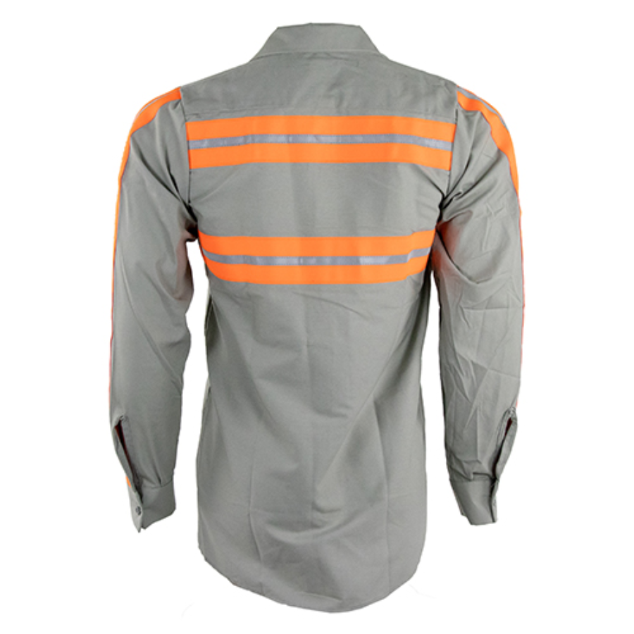 Red Kap Enhanced Visibility Long Sleeve Work Shirt Additional view