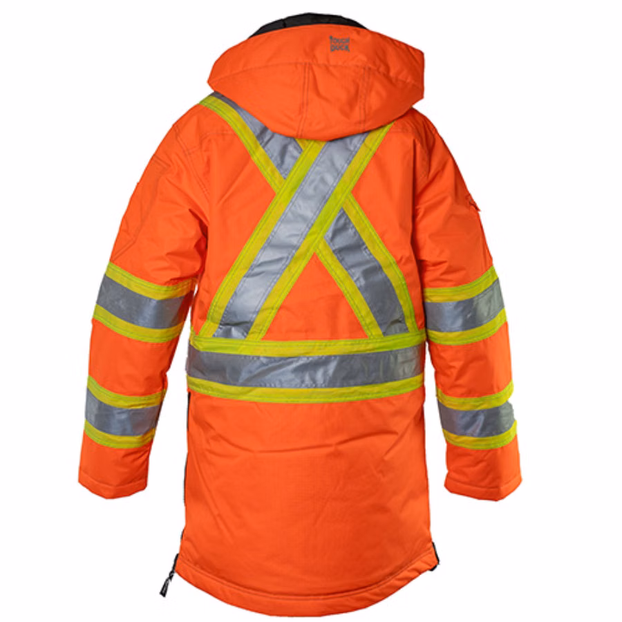 Tough Duck Safety Down Filled Parka Perspective View