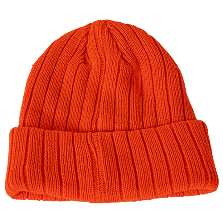 Tough Duck Hi-Vis Chunky Knit Watch Cap Perspective View