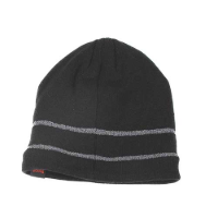 Tough Duck Hi-Vis Acrylic Knit Beanie w/ Reflective Striping Additional Angle