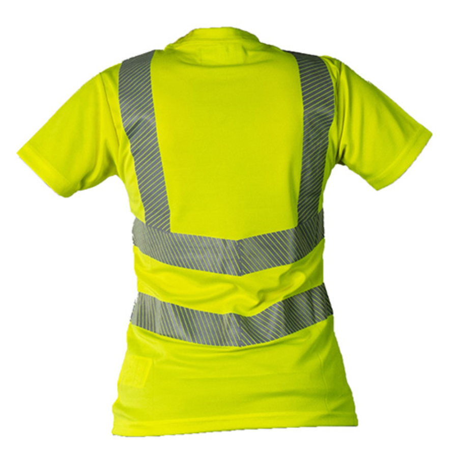 Utility Pro Women's Hi-Vis Short Sleeve Shirt Feature Close-up