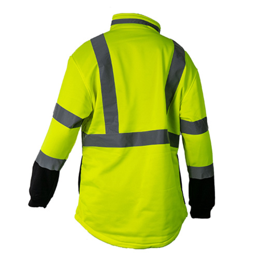 Utility Pro Women's 1/4 Zip Soft Shell Sweatshirt Feature Close-up