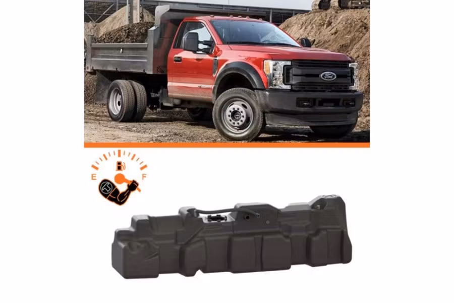 Picture of Titan Fuel Tank 2017 to 2026 Ford Cab and Chassis 40 Gallon Replacement Universal Tank 7020417 Diesel Only