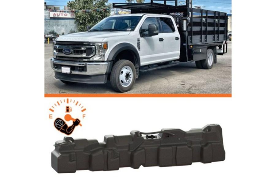 Picture of Titan Fuel Tanks 2017 to 2026 Ford Cab and Chassis 54 Gallon Replacement Tank 120in Chassis 7020717 Diesel Only
