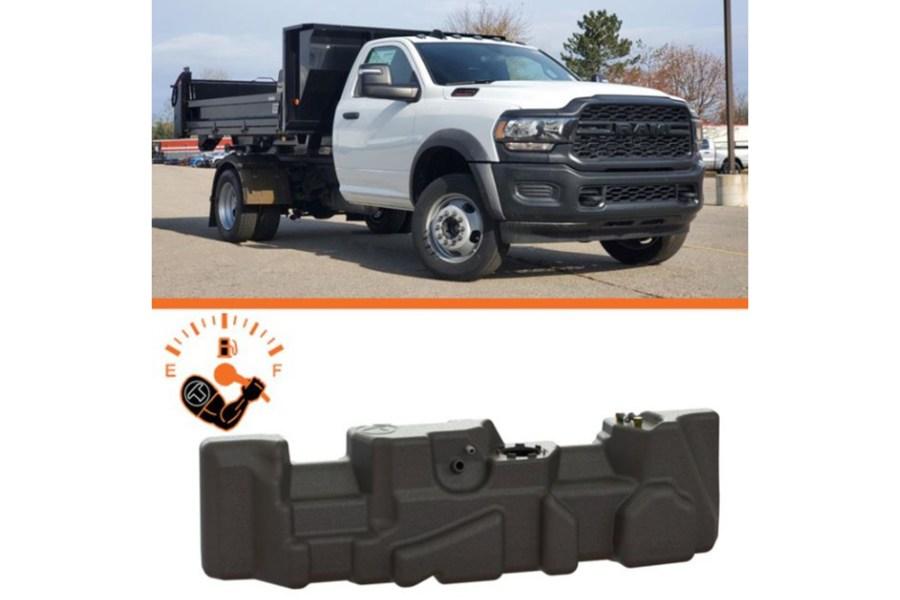 Picture of Titan Fuel Tanks 2007 to 2025 Dodge RAM Cab & Chassis 40 Gallon Replacement Tank 60in, 84in, 108in, 120in Chassis