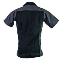 Red Kap Short Sleeve Two-Tone Crew Shirt Close Up Detail