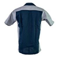 Red Kap Short Sleeve Two-Tone Crew Shirt Feature Close-up