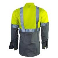 Red Kap Hi-Visibility Long Sleeve Work Shirt Additional Angle