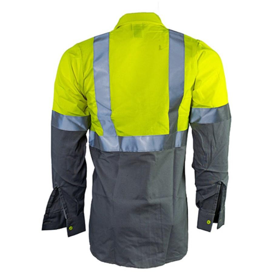 Red Kap Hi-Visibility Long Sleeve Work Shirt Additional Angle
