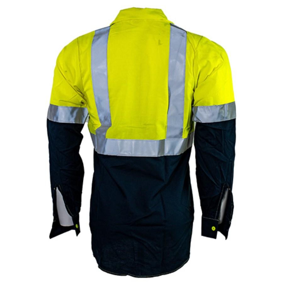 Red Kap Hi-Visibility Long Sleeve Work Shirt Alternate View
