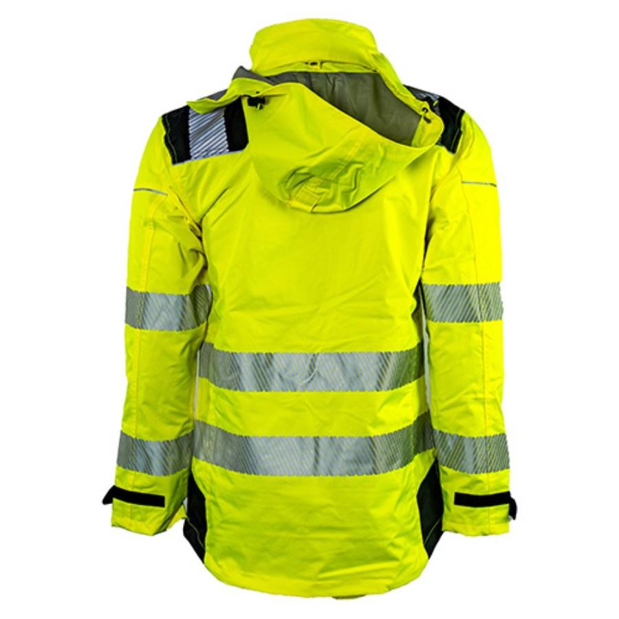 Portwest Hi-Vis 3-in-1 Jacket Close Up Detail