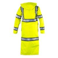 Portwest Hi-Vis Reversible 48" Rain Coat Perspective View