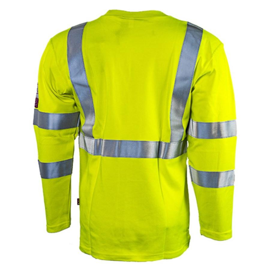 Portwest FR Hi-Vis Long Sleeve T-Shirt Perspective View
