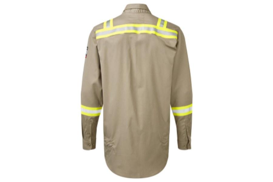 Portwest Bizflame 88/12 FR Long Sleeve Button Down Shirt Feature Close-up