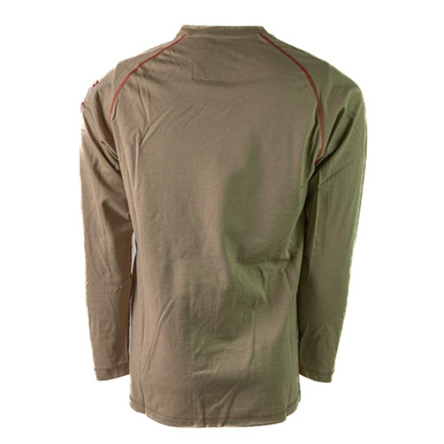Portwest Bizflame FR Crew Neck Long Sleeve Shirt Close Up Detail