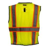 Kishigo Class 2 Fall Protection Vest Lime Perspective View