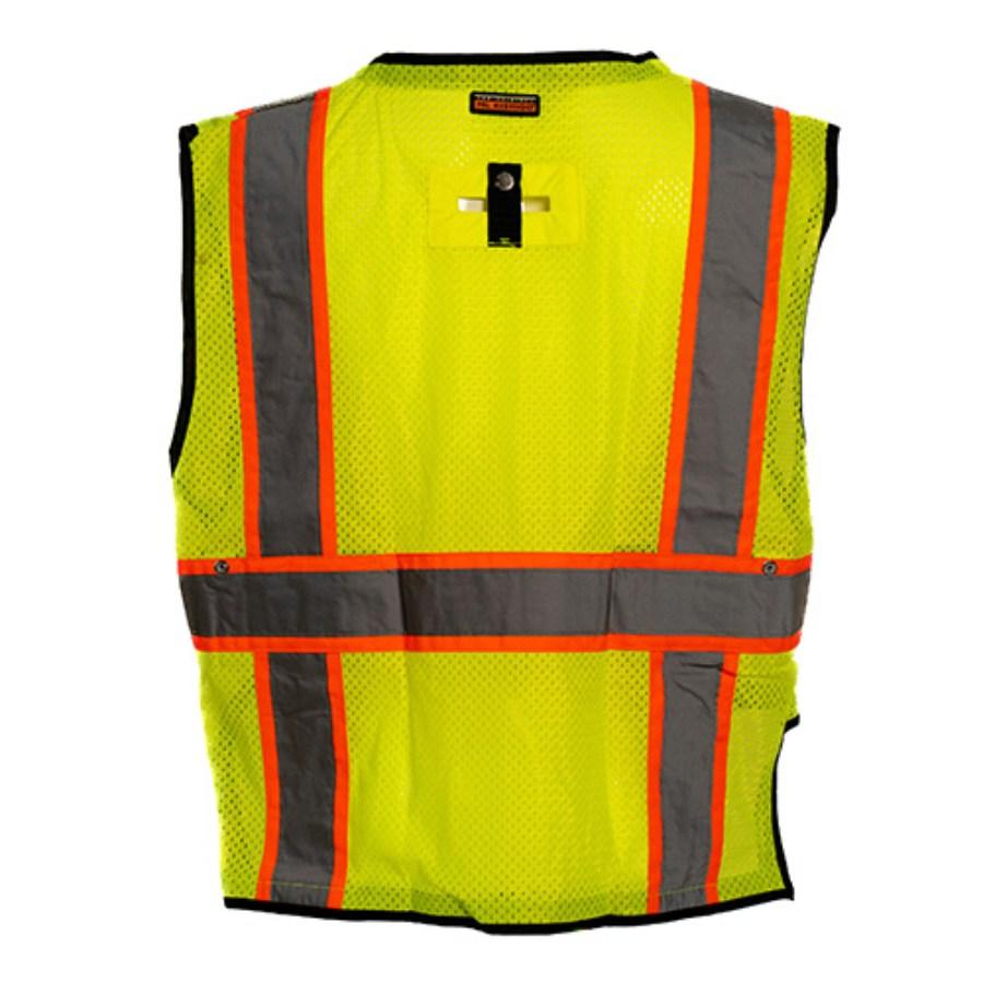 Kishigo Class 2 Fall Protection Vest Lime Perspective View