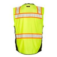 Kishigo Class 2 Black Series Surveyors Vest Perspective View