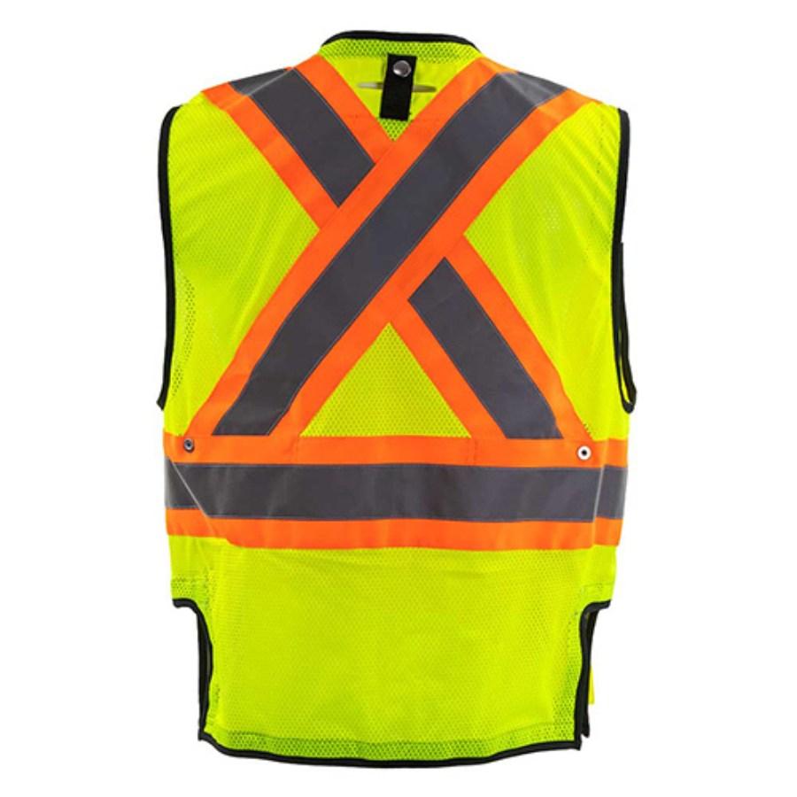 Tough Duck Safety Harness Compatible Safety Vest Additional Angle