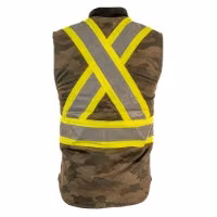 Tough Duck Safety Camo Flex Duck Safety Vest Perspective View