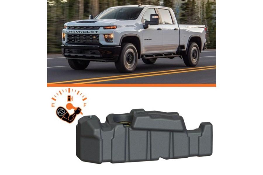 Picture of Titan Fuel Tanks GM 2020 to 2026 2500 & 3500 Crew Cab, Short Bed