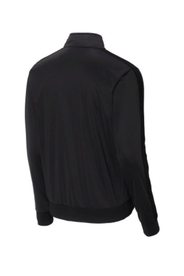 Sport-Tek Tricot Sleeve Stripe Track Jacket Feature Close-up