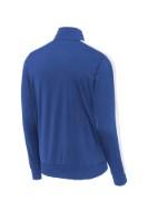 Sport-Tek Tricot Sleeve Stripe Track Jacket Close Up Detail
