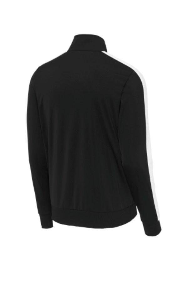 Sport-Tek Tricot Sleeve Stripe Track Jacket Additional Angle