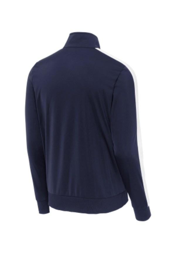 Sport-Tek Tricot Sleeve Stripe Track Jacket Alternate View