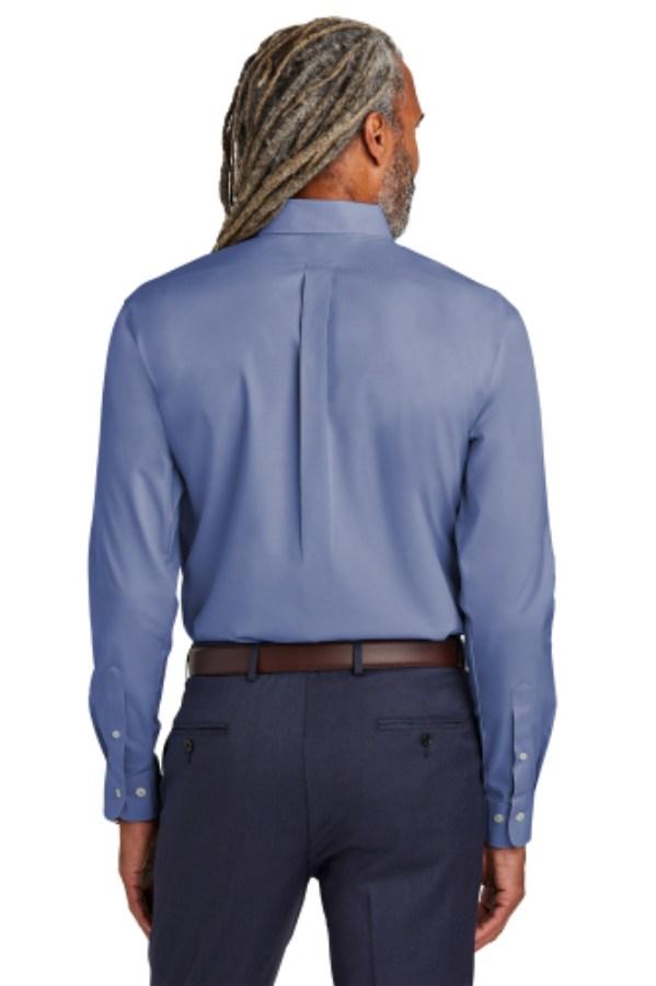 Brooks Brothers Tall Wrinkle-Free Stretch Pinpoint Shirt Perspective View