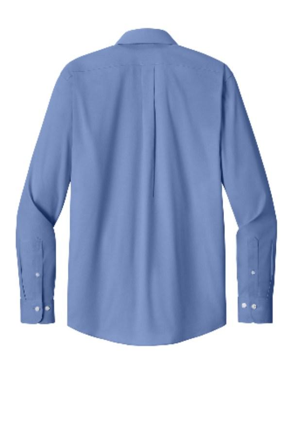 Brooks Brothers Wrinkle-Free Stretch Pinpoint Spread Collar Shirt Perspective View