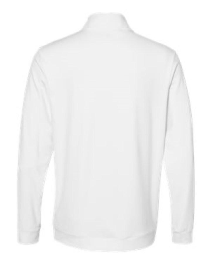 Adidas Men's Textured Quarter-Zip Pullover Feature Close-up