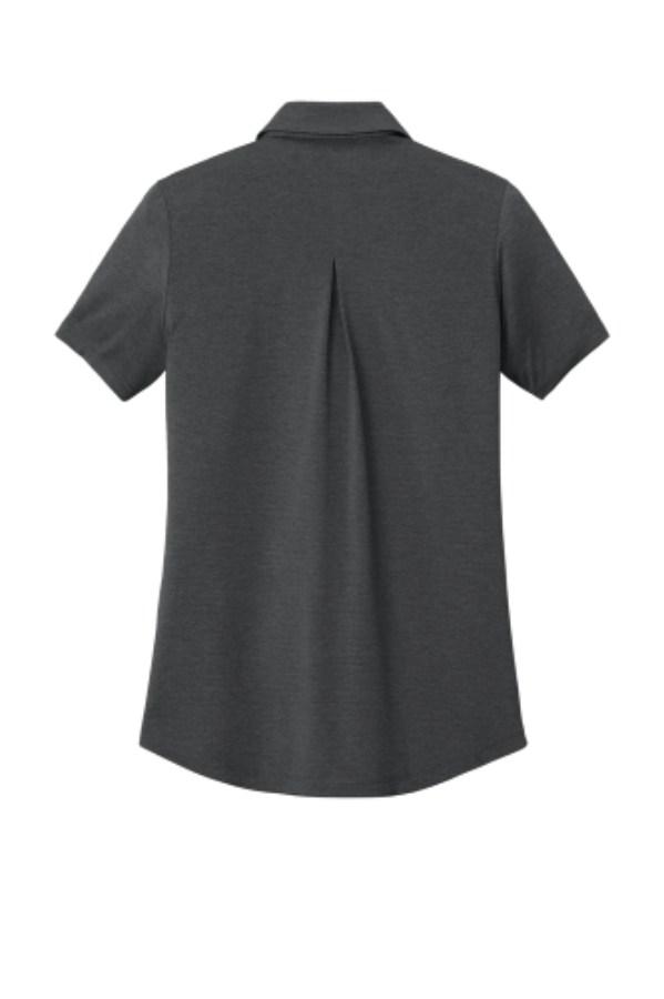 Mercer+Mettle Women's Recharge Jersey Polo Feature Close-up