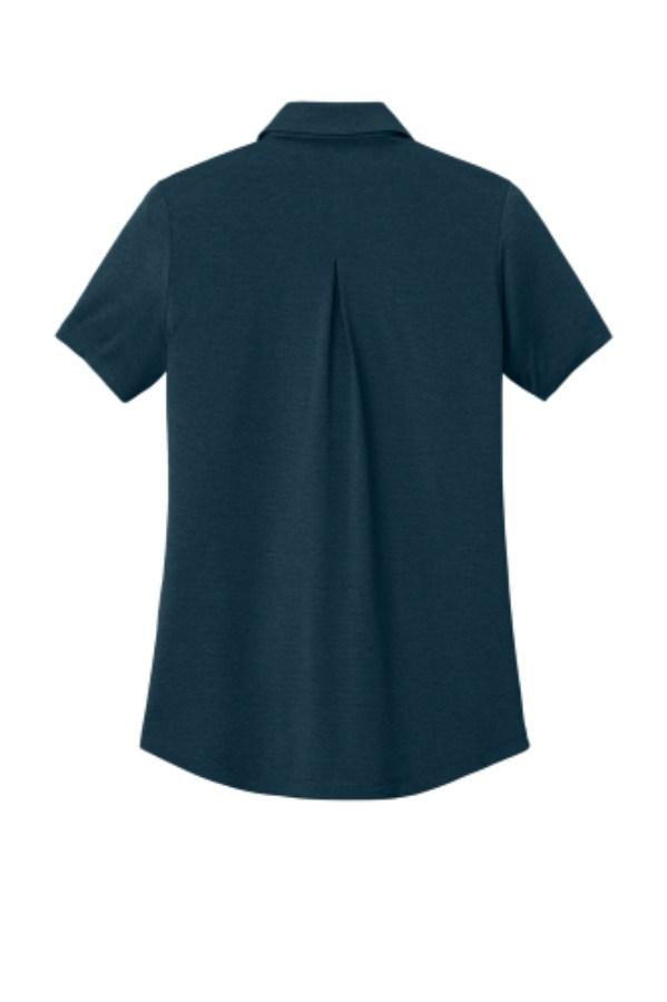 Mercer+Mettle Women's Recharge Jersey Polo Close Up Detail